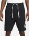 Nike Men's Club Alumni French Terry Shorts - Black / White Just For Sports