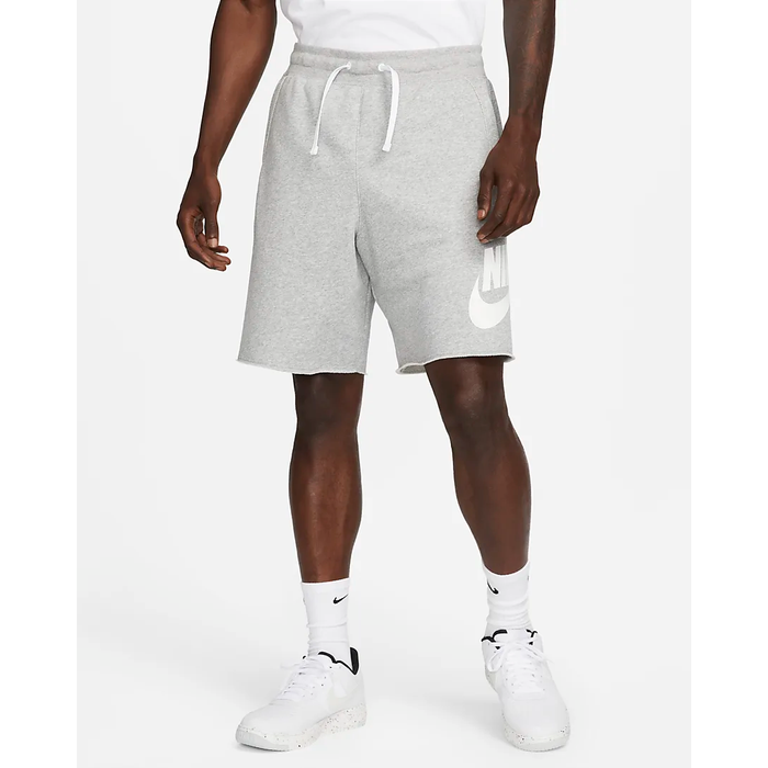 Nike Men s Club Alumni French Terry Shorts Dark Grey Heather White Just For Sports