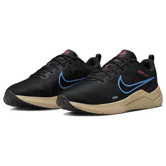 Nike Men's Downshifter 12 Shoes - Anthracite / Black / White / Racer Blue / Pink Just For Sports