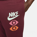 Nike Men's French Terry Pants - Burgundy Red Just For Sports
