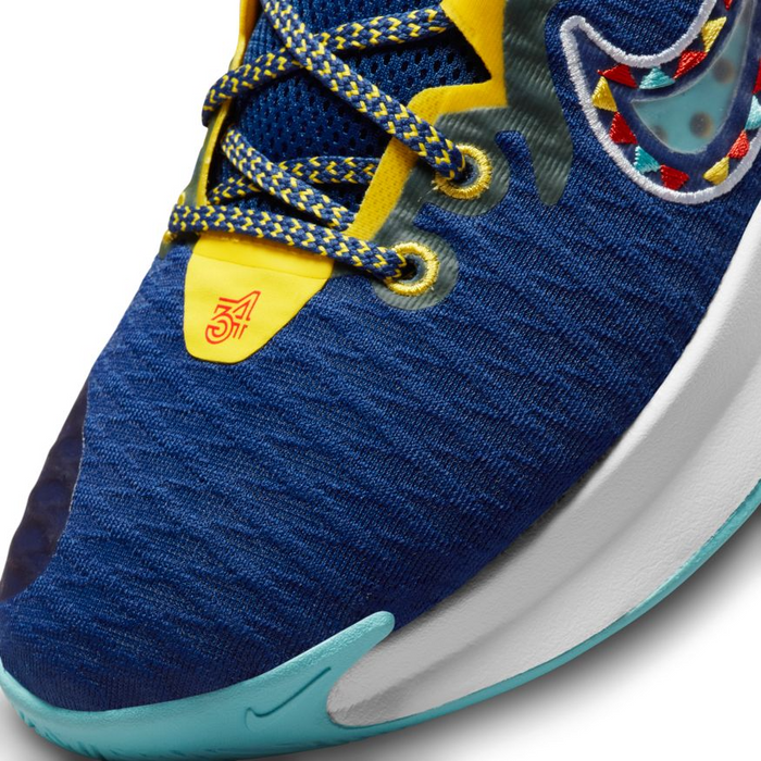 Nike Men's Giannis Immortality Force Field Shoes - Deep Royal Blue / Habanero Red / Copa / Yellow Strike Just For Sports