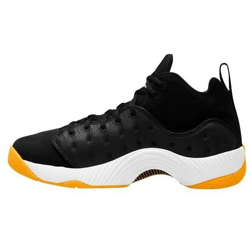 Nike Men's Jordan Jumpman Team II Black Taxi Shoes - Black / Yellow Just For Sports