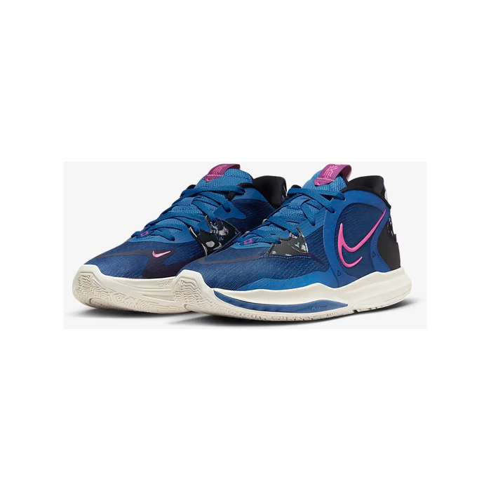 Nike Men's Kyrie Low 5 Shoes - Dark Marina Blue / Black / Viotech / Pinksicle Just For Sports