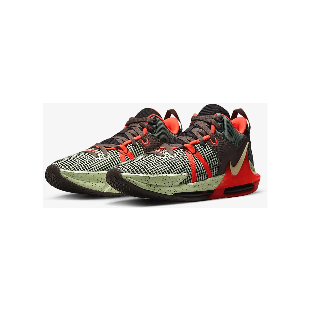 Nike Men's LeBron Witness 7 Shoes - Black / Bright Crimson / Alligator ...