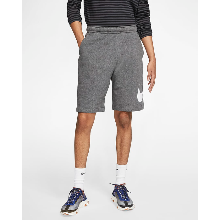 Nike Men s Sportswear Club Shorts Charcoal Heather White Just For Sports