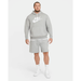 Nike Men's Sportswear Club Shorts - Dark Grey Heather / White Just For Sports