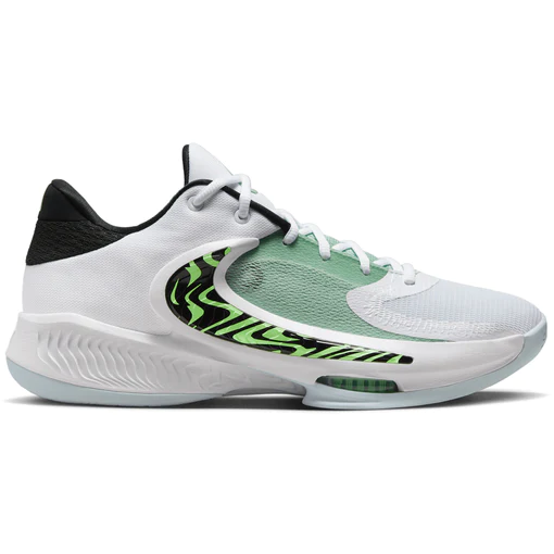 Nike Men's Zoom Freak 4 Shoes - White / Barely Volt / Black Just For Sports
