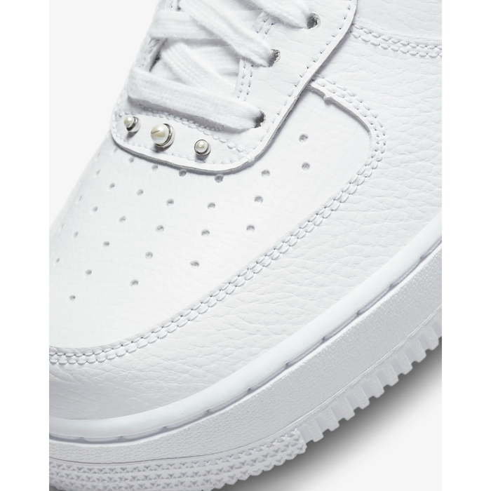 Nike Women s Air Force 1 07 SE Shoes White Metallic Silver Blac Just For Sports