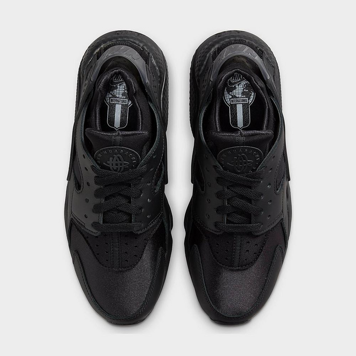 Nike Women s Air Huarache Shoes All Black Just For Sports