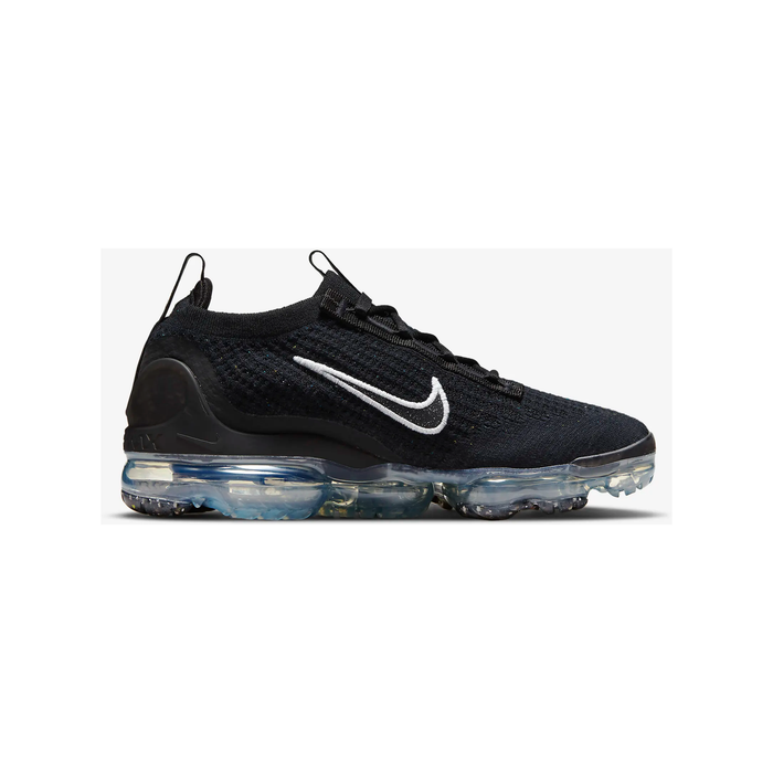 Nike Women s Air VaporMax 2021 Flyknit Shoes Black Metallic Silver Just For Sports