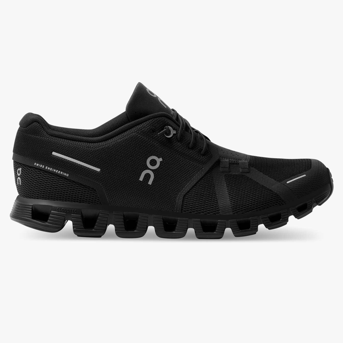 On Running Men's Cloud 5 Shoes - All Black Just For Sports