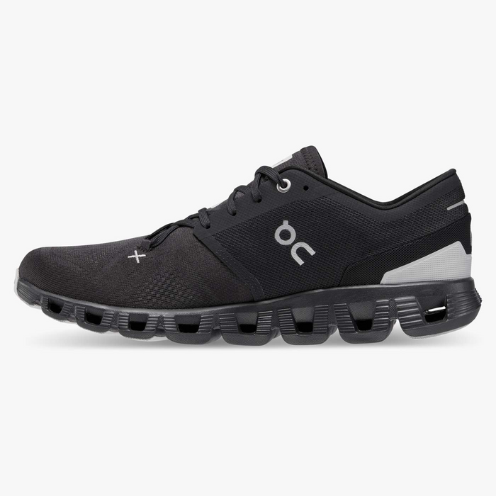 On Running Men's Cloud X 3 Shoes - Black Just For Sports