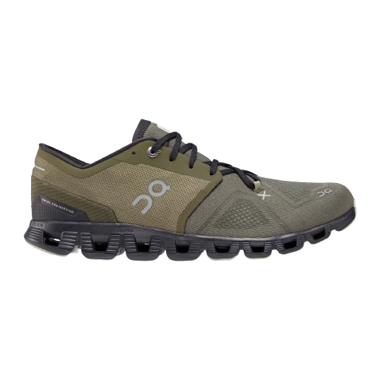 On Running Men's Cloud X 3 Shoes - Olive / Reseda Just For Sports