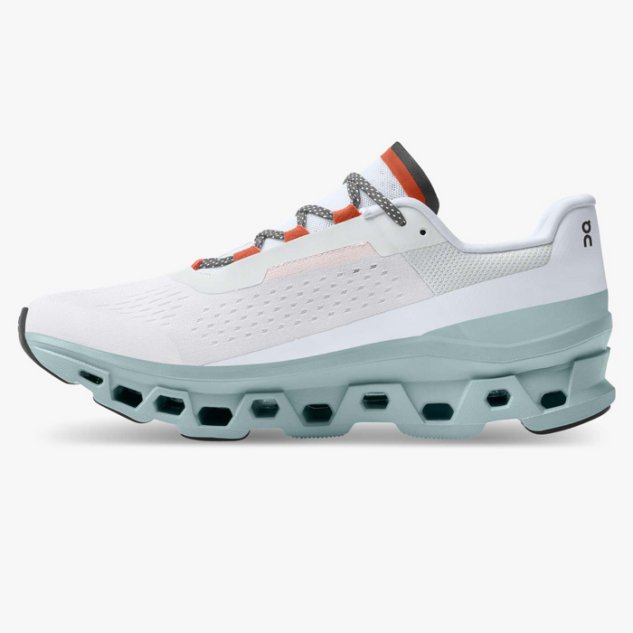 On Running Men's Cloudmonster Shoes - Frost / Surf Just For Sports