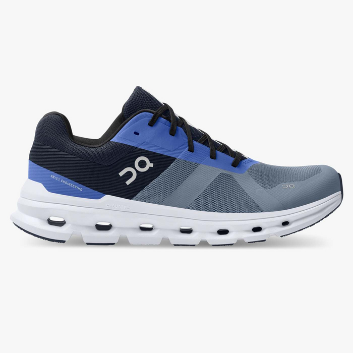 On Running Men's Cloudrunner Shoes - Metal / Midnight Just For Sports