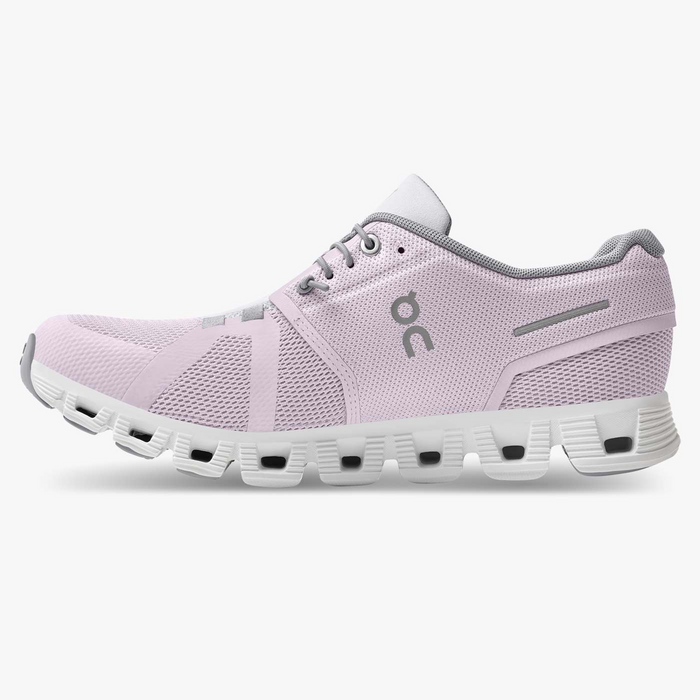 On Running Women's Cloud 5 Shoes - Lily / Frost Just For Sports