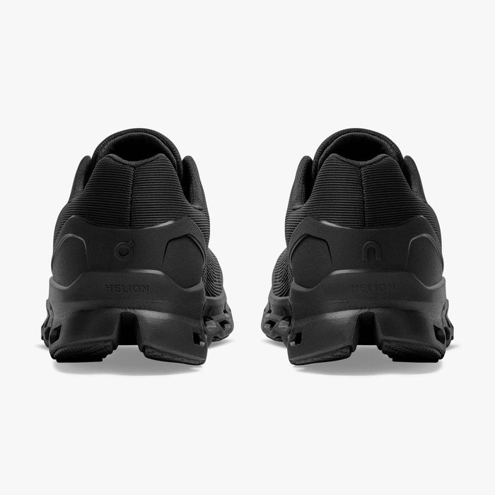 On Running Women's Cloudstratus Shoes - All Black Just For Sports