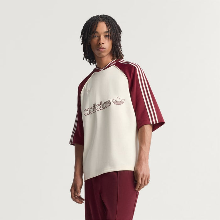 Adidas Men's Premium Jersey Shirt - Cream White - Just For Sports