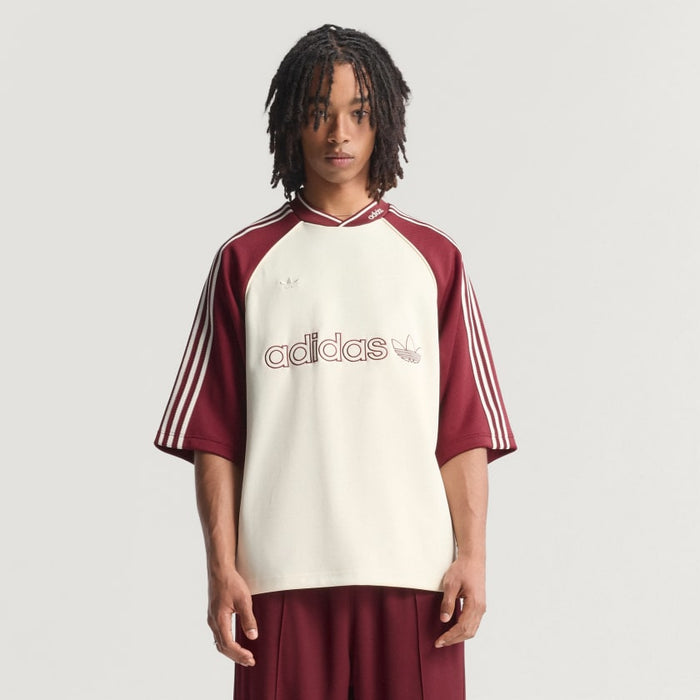 Adidas Men's Premium Jersey Shirt - Cream White - Just For Sports