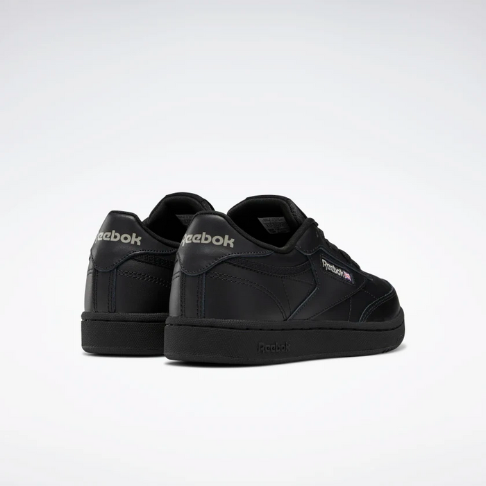 Reebok Kid s Club C GS Shoes Black Charcoal