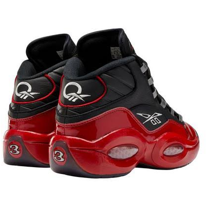 Reebok Question Mid 'Street Sleigh' Little Kids' Shoes Black-Vector Red  gv7187 (13 M US)