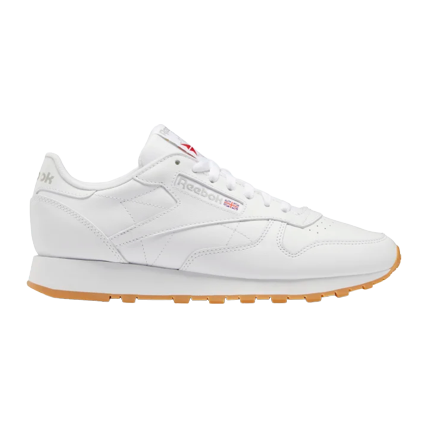 sponsoreret skulder tryk Reebok Men's Classic Leather Shoes - Ftwr White / Pure Grey 3 / Rubber —  Just For Sports