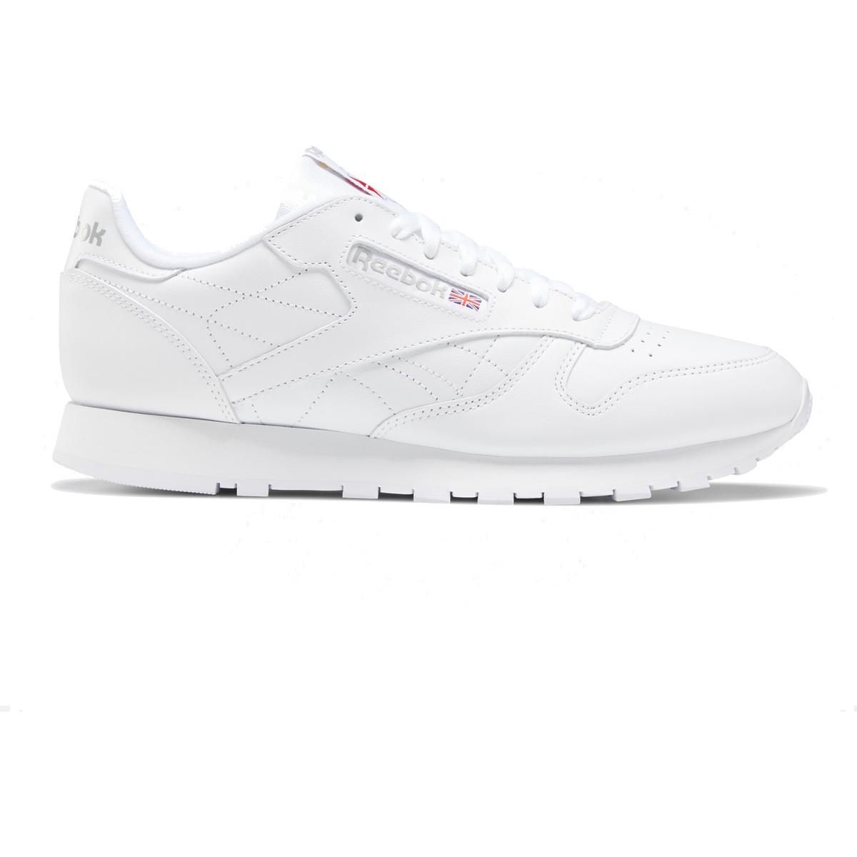 Reebok Men's Leather Shoes - White Grey — Just Sports