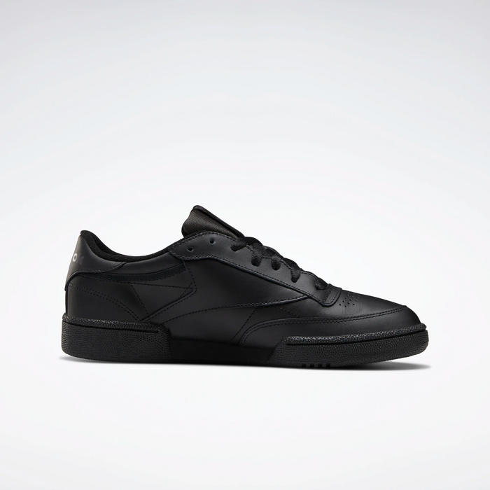 Reebok Club C 85 Classic Men’s Size 12.5 AR0454 Black Casual Shoes Sneakers