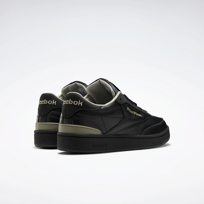 Reebok Men s Club C 85 Shoes Black Khaki The Blues