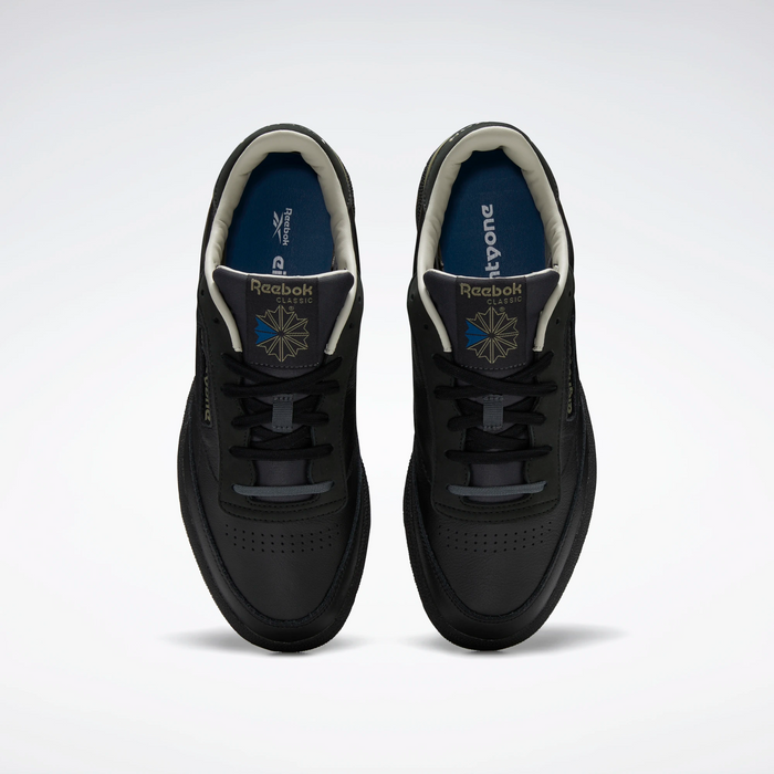 Reebok Men's Club C 85 Shoes - Black / Khaki / The Blues Just For Sports