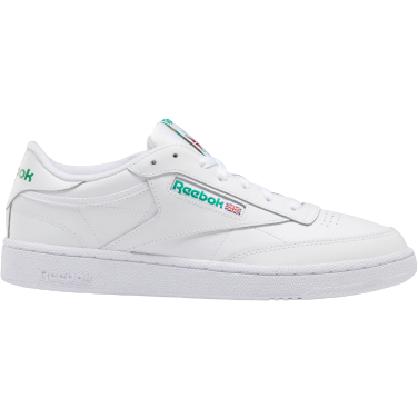 daytime garage fejl Reebok Men's Club C 85 Shoes - White / Green — Just For Sports