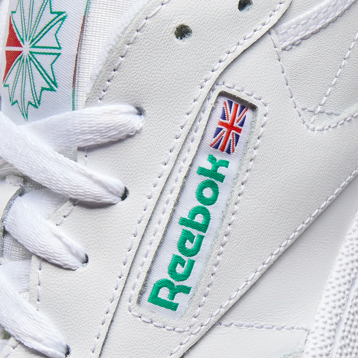 White sales green reebok
