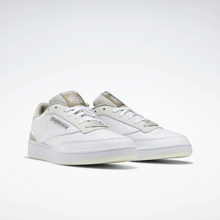 Reebok Men's Club C 85 Shoes - White / Sand Stone / Khaki — Just Sports