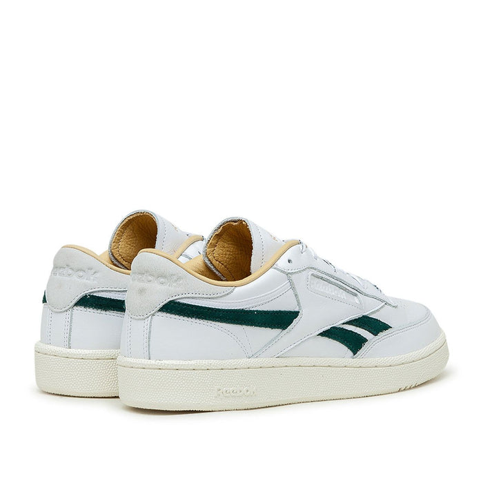 Reebok Men's Club C Revenge Shoes - White / Forest Green / Gold Metallic Just For Sports