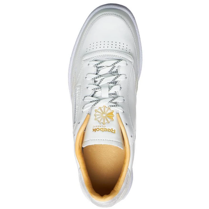 Reebok Men s Club C Revenge Shoes White Gold Metallic