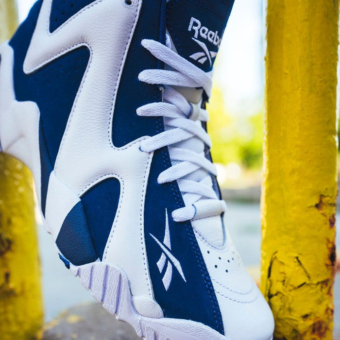 Reebok Men's Kamikaze II Basketball Shoes - Ftwr White / Batik Blue — Just  For Sports