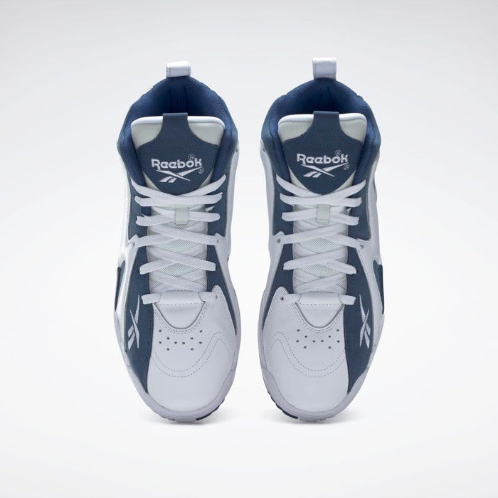 Reebok Men's Kamikaze II Basketball Shoes - Ftwr White / Batik Blue Just For Sports