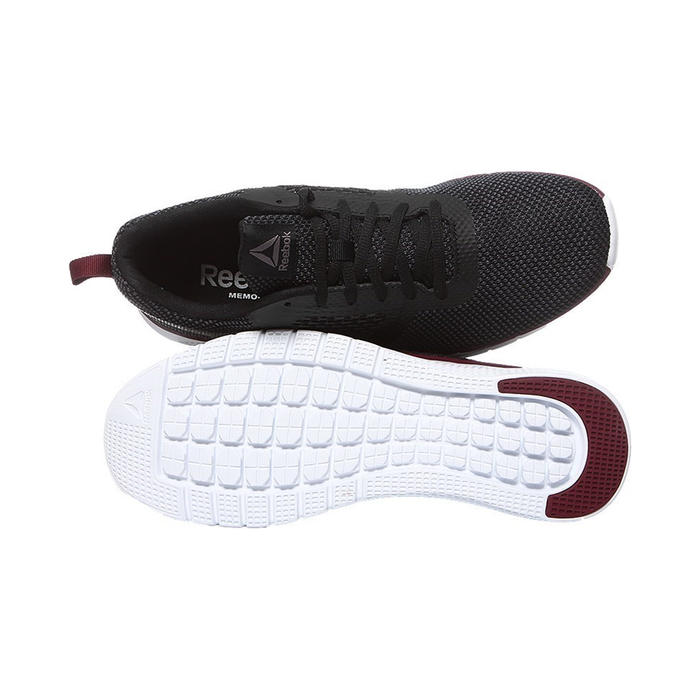 Reebok Men's PT Prime Runner FC Shoes - Black / Coal Grey / Wine / White Just For Sports