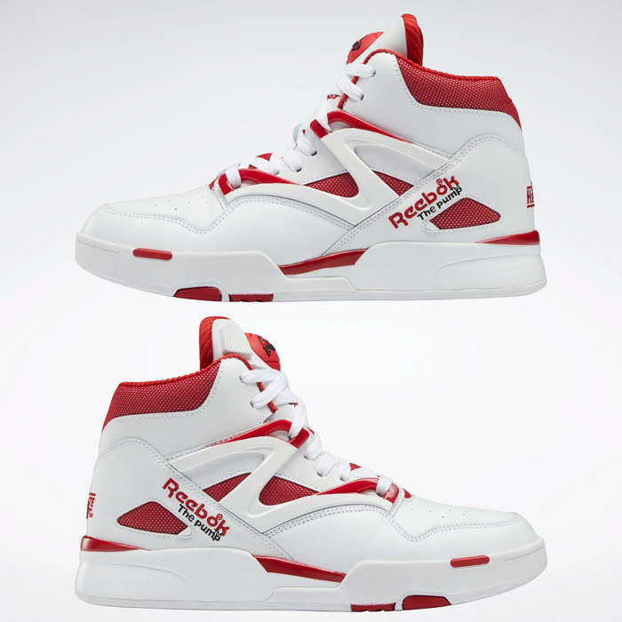 Reebok Men's Pump Omni II Shoes - Ftwr White / Flash Red / Core B — Just For Sports