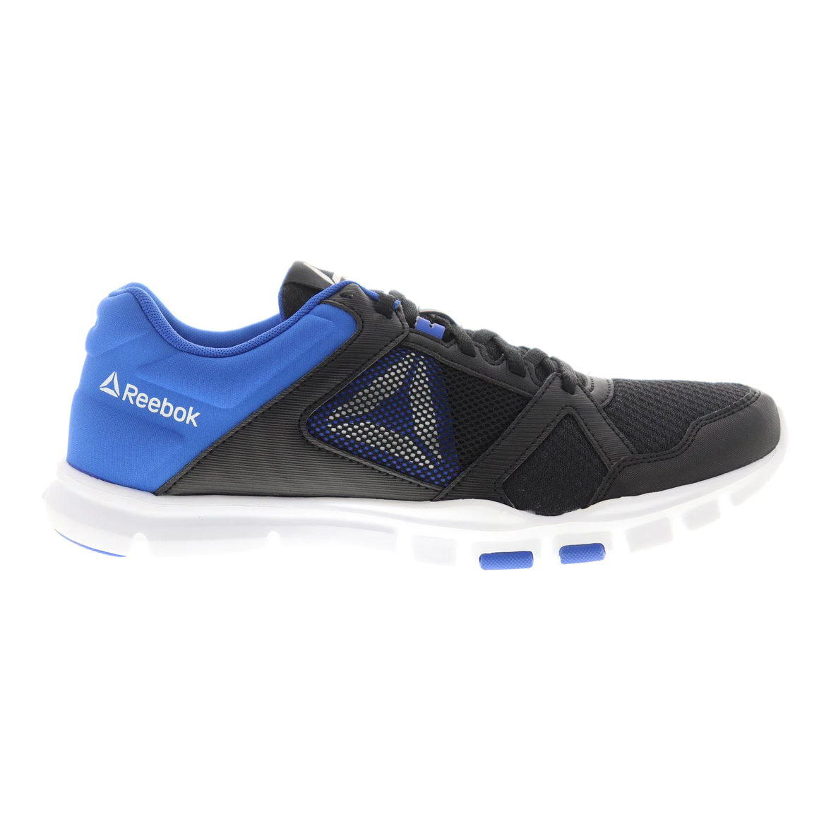 adverbio Señora Abrazadera Reebok Men's Yourflex Trainette 10 Mt Shoes - Black / Blue — Just For Sports