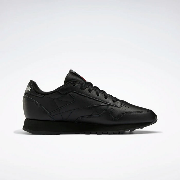 Reebok Women's Classic Leather Shoes - Core Black / Pure Grey 5 Just For Sports