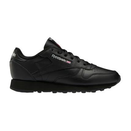 Women's Classic Leather Shoes - Core Black Pure Grey 5 — Just For