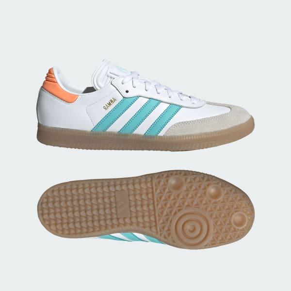 Adidas Men's Samba Inter Miami CF Indoor Soccer Shoes - White / Easy M Just For Sports Adidas Men's Samba Inter Miami CF Indoor Soccer Shoes - White / Easy M Just For Sports