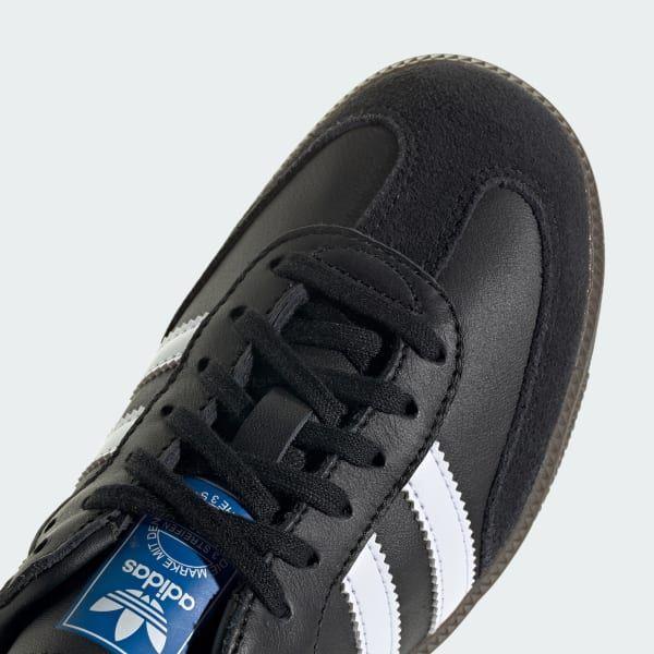 Adidas Kids' Samba OG Shoes - Core Black / Cloud White / Gum Just For Sports Adidas Kids' Samba OG Shoes - Core Black / Cloud White / Gum Just For Sports