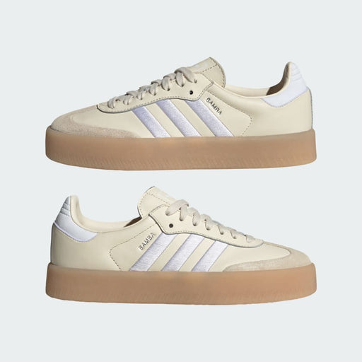 Adidas Women's Sambae Shoes - Wonder White / Cloud White / Silver Metallic - Just For Sports