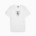 Puma Men's Ferrari Race Tonal Big Shield Tee Apparel - Puma White - Just For Sports