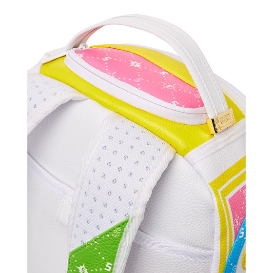 Sprayground Modus Operandi Chameleon DLXV Backpack - Green / Blue / White / Yellow Just For Sports