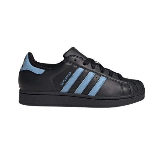 Adidas Men's Superstar Ii Shoes - Black Ash / Blue Just For Sports Adidas Men's Superstar Ii Shoes - Black Ash / Blue Just For Sports
