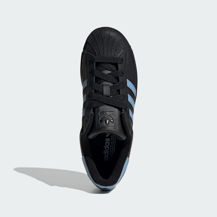 Adidas Men's Superstar Ii Shoes - Black Ash / Blue Just For Sports Adidas Men's Superstar Ii Shoes - Black Ash / Blue Just For Sports