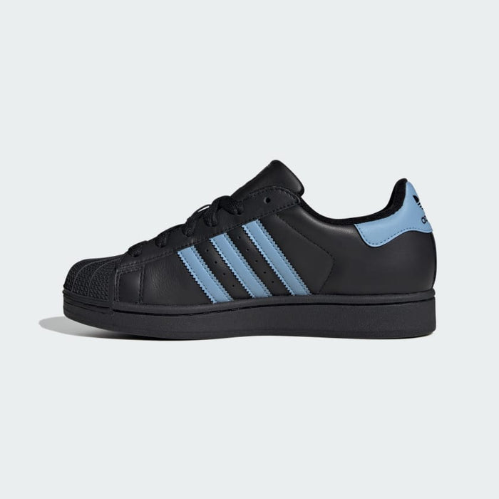 Adidas Men's Superstar Ii Shoes - Black Ash / Blue Just For Sports Adidas Men's Superstar Ii Shoes - Black Ash / Blue Just For Sports